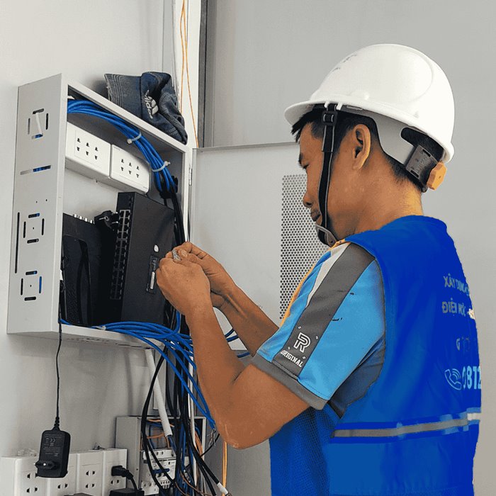 lắp đặt thiết bị tại nhà giá rẻ Kỹ Thuật 24h