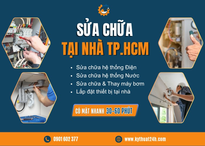 dịch vụ sửa chữa và lắp đặt tại nhà TPHCM