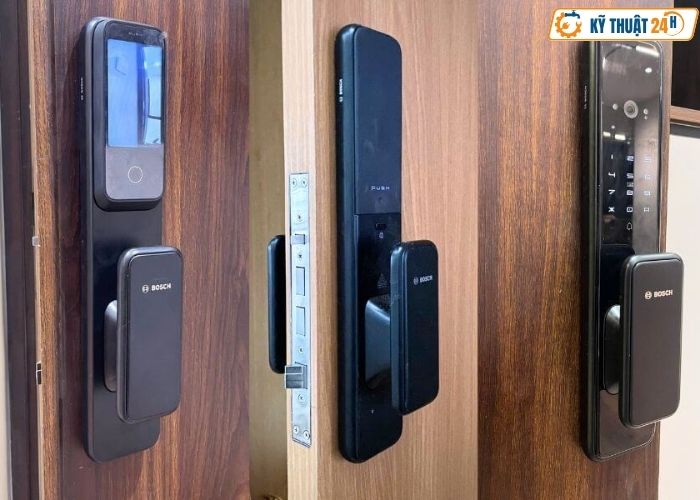 Cửa phù hợp để lắp khóa điện tử tại nhà