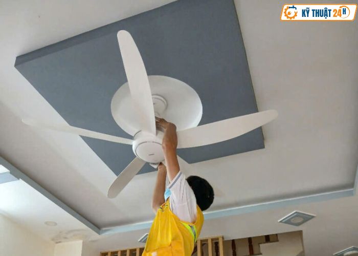 Dịch vụ lắp quạt trần tại Kỹ Thuật 24h